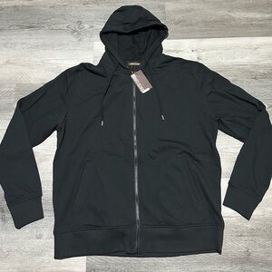 Roberto Cavalli Black Zip-Up Sweater Size XXL New w/ Tags